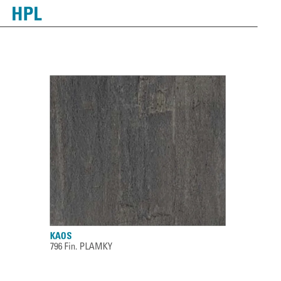 Extendable Table Up to 238 cm Metal and Colored Hpl Made in Italy - Pablito Viadurini