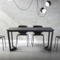 Extendable Table Up to 238 cm Metal and Colored Hpl Made in Italy - Pablito