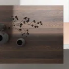 Extendable Table Up to 238 cm Moka Metal and Hpl Made in Italy - Pablito Viadurini