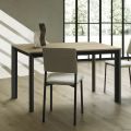 Extendable Table Up to 240 cm in Aluminium and Hpl Made in Italy - Filiberto