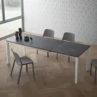 Extendable Table Up to 240 cm Top in Laminam Made in Italy - Filiberto Viadurini