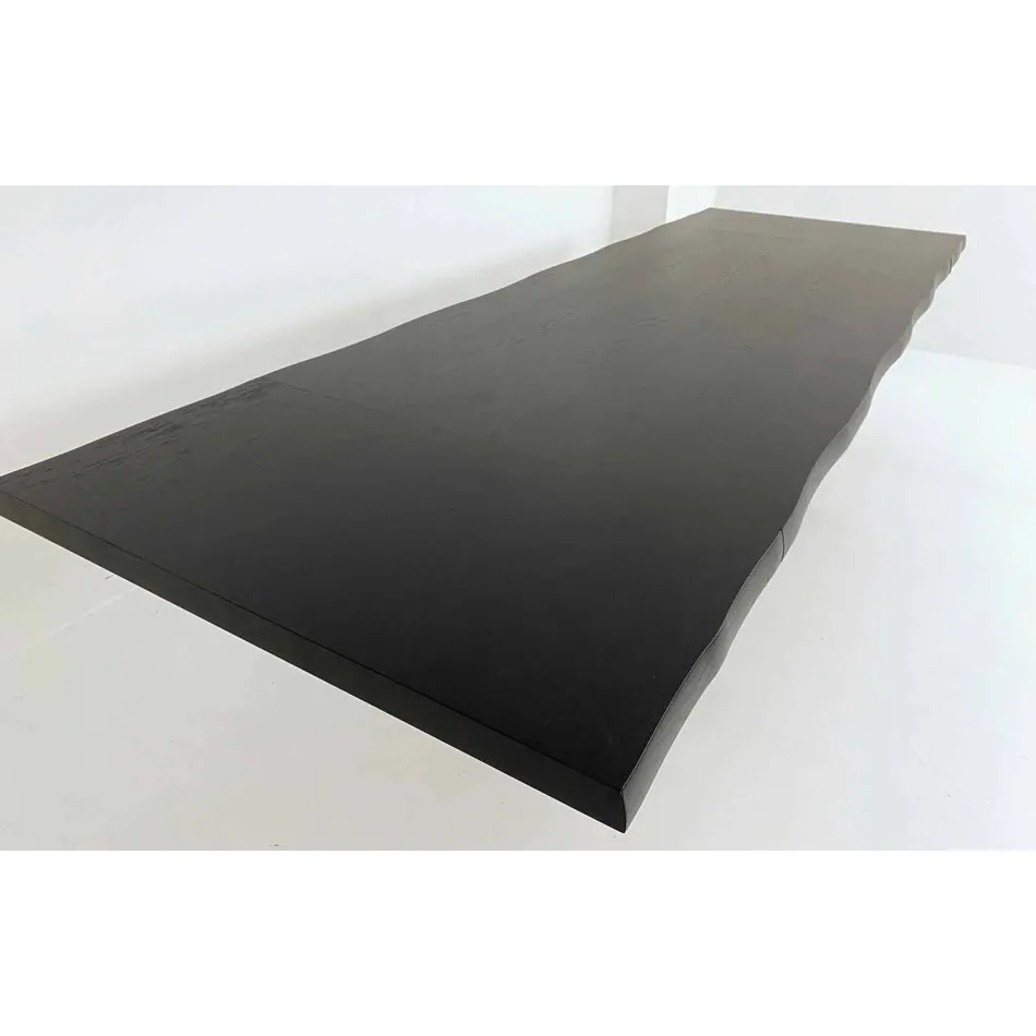 Extendable Table up to 300 cm in Made in Italy Veneered Wood – Ezzellino Viadurini