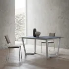 Extendable Table Up to 300 cm Laminated HPL Top Made in Italy - Bastiano Viadurini