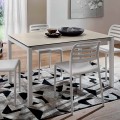 Extendable Table Up to 238 cm in Laminam and Metal Made in Italy - Remigio