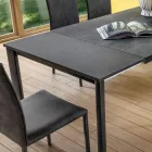 Extendable table up to 240 cm with Laminam top Made in Italy - Maltese Viadurini