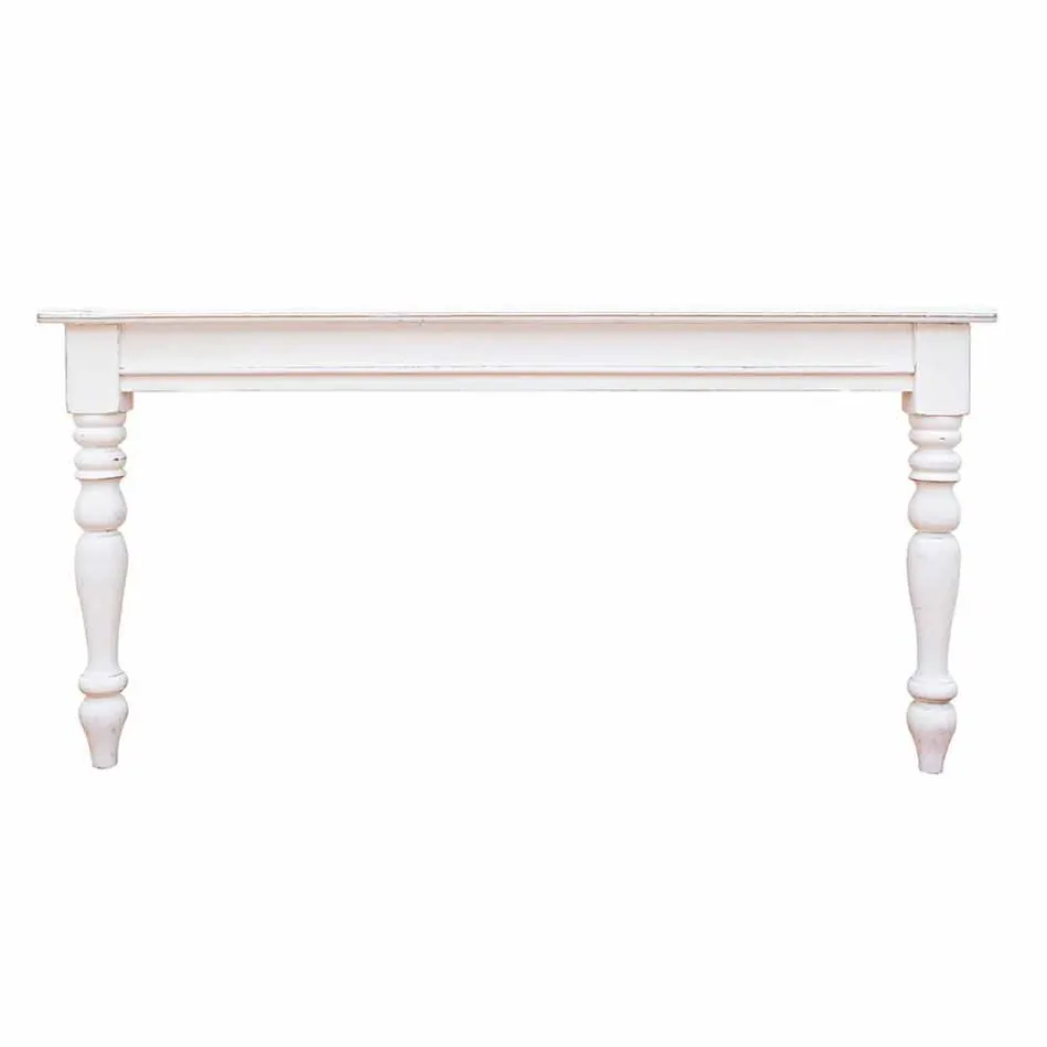 Extendable Table Up to 240 cm in Mango Wood and Mdf Homemotion - Tongo Viadurini