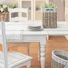 Extendable Table Up to 240 cm in Mango Wood and Mdf Homemotion - Tongo Viadurini