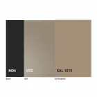 Extendable Table Up to 250 cm with Glass Top Made in Italy - Pitagora Viadurini