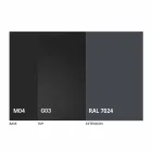 Extendable Table Up to 250 cm with Glass Top Made in Italy - Pitagora Viadurini