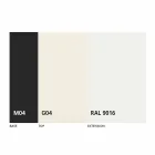 Extendable Table Up to 250 cm with Glass Top Made in Italy - Pitagora Viadurini