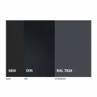 Extendable Table Up to 250 cm with Glass Top Made in Italy - Pitagora Viadurini