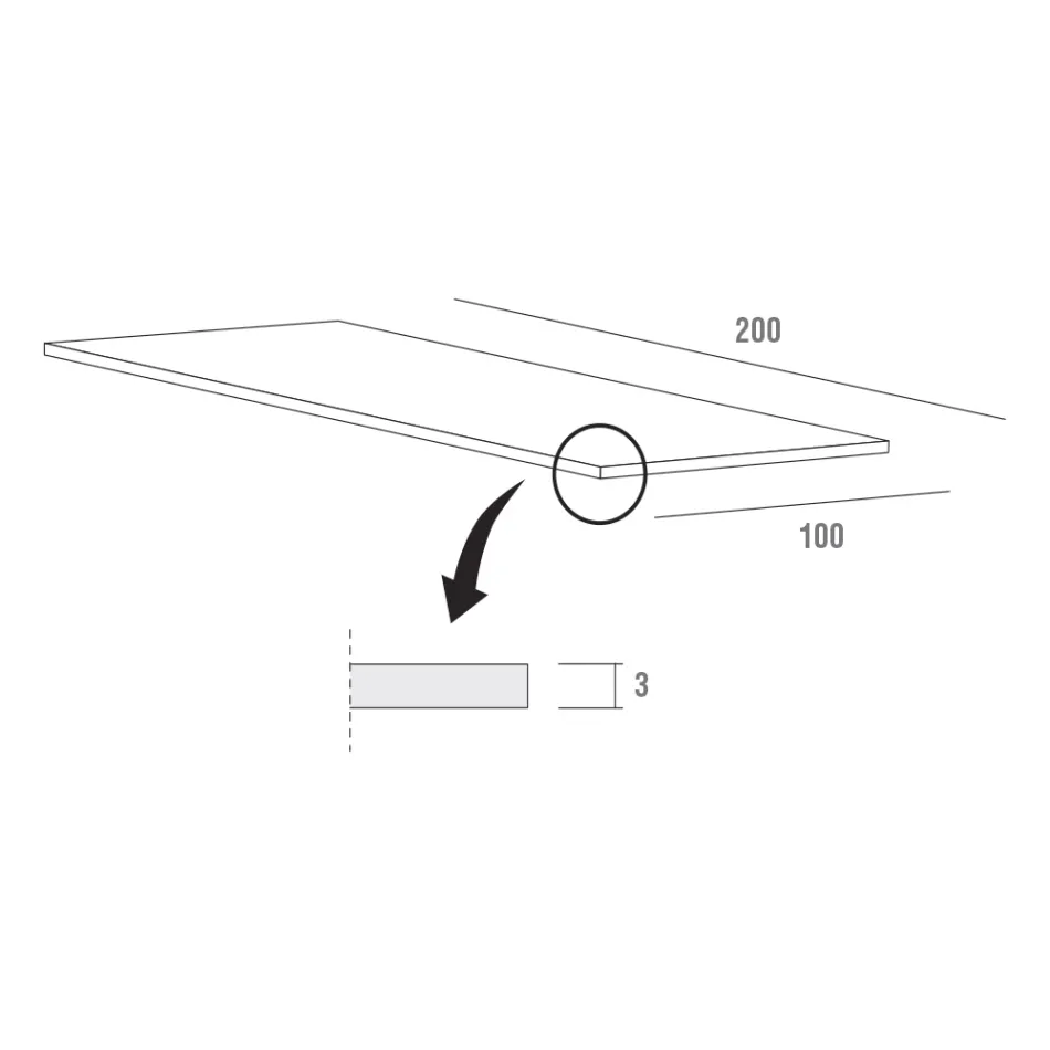 Extendable Table Up to 280 cm in Fenix Made in Italy, Precious - Aresto Viadurini