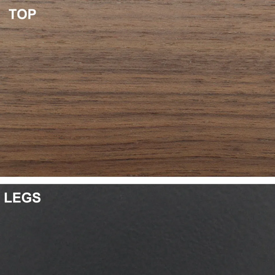 Extendable Table Up to 300 cm with Veneered Top Made in Italy - Grotta Viadurini