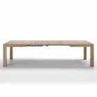 Extendable table up to 300 cm modern design in Oky melamine Viadurini
