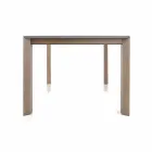Extendable Table Up to 300 cm in Ceramic and Wooden Legs - Ipanemo Viadurini