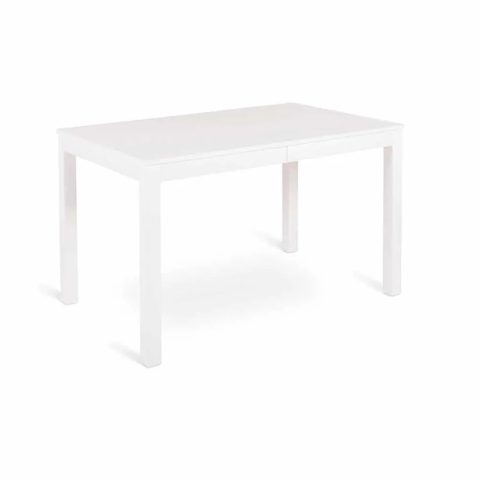 Extendable table in beech wood made in Italy Tito Viadurini