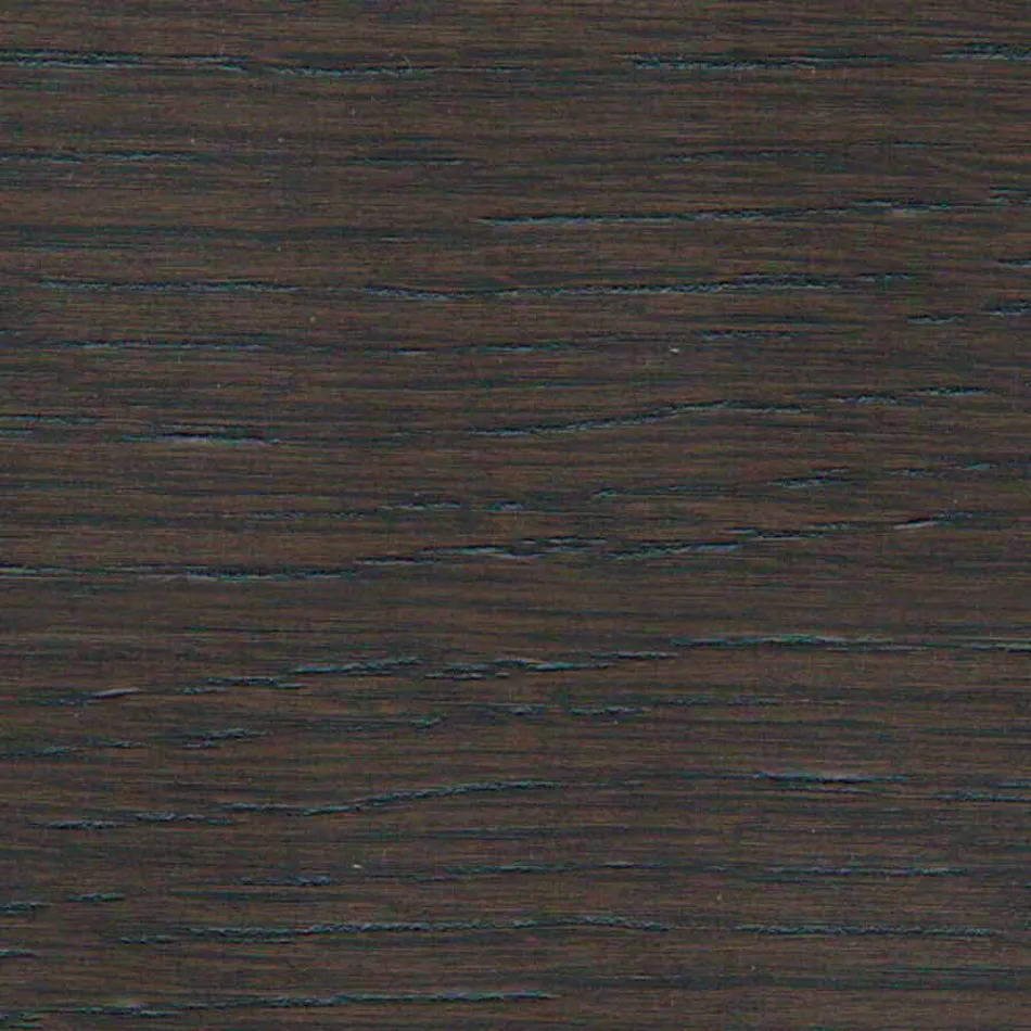 Extendable table in ash wood with lateral bands painted grey - Ketla Viadurini