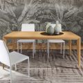 Extendable Table in Solid Ash Wood Made in Italy - Judit