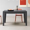 Extendable Table in Melamine of Different Finishes Made in Italy - Lily