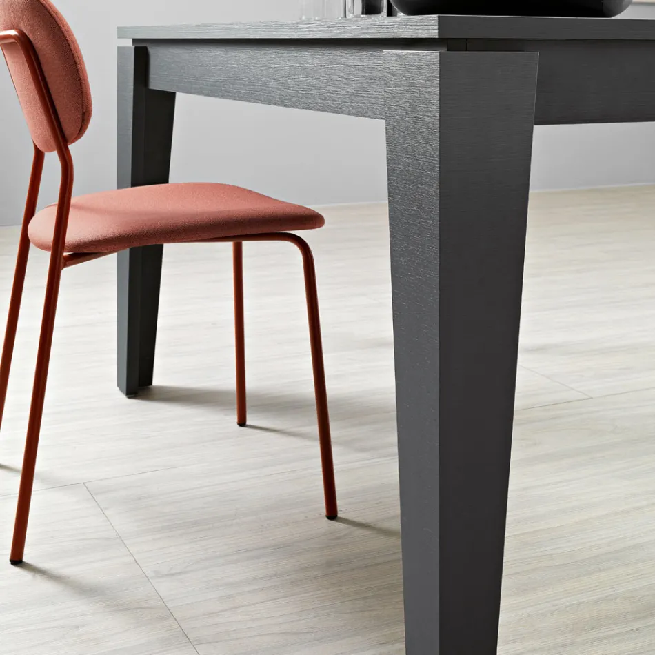 Extendable Table in Melamine of Different Finishes Made in Italy - Lily Viadurini