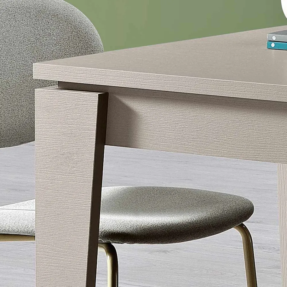 Extendable Melamine Table of Different Finishes Made in Italy - Lily Viadurini