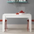Extendable Melamine Table of Different Finishes Made in Italy - Lily Viadurini
