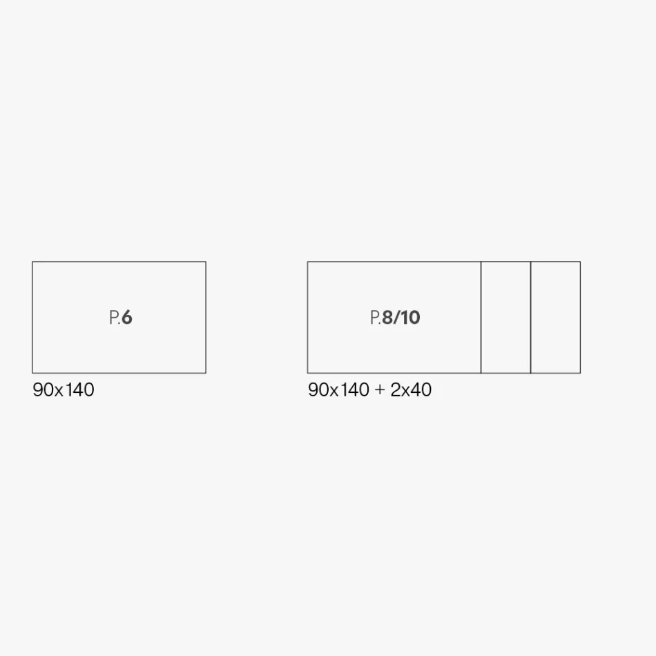 Extendable Glass Ceramic Table Fokos Terra Finish Made in Italy - Ariel Viadurini