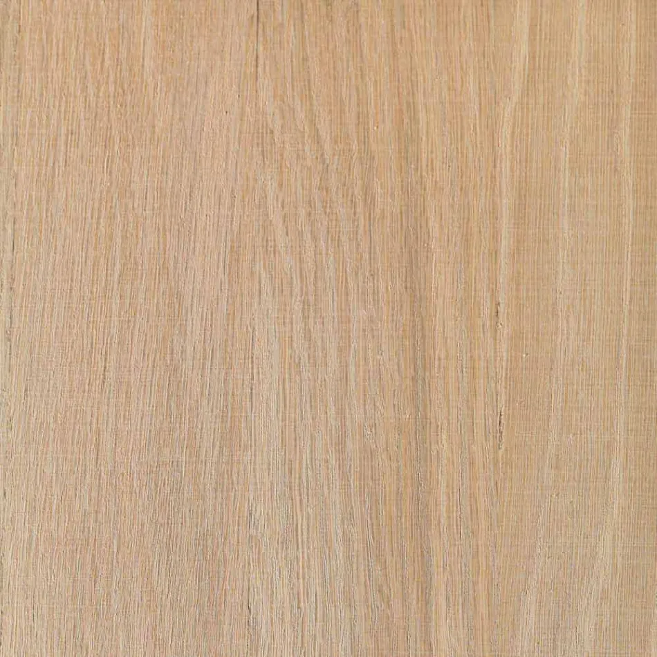 Modern extendable table with trapeze legs in Parre ash wood Viadurini