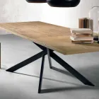 Modern Extendable Table in Oak Wood Made in Italy - Oncino Viadurini