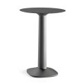 Round High Table in Polyethylene with Hpl Top Made in Italy - Pito