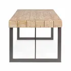 Homemotion Industrial Style Fir Wood Table - Wallie Viadurini
