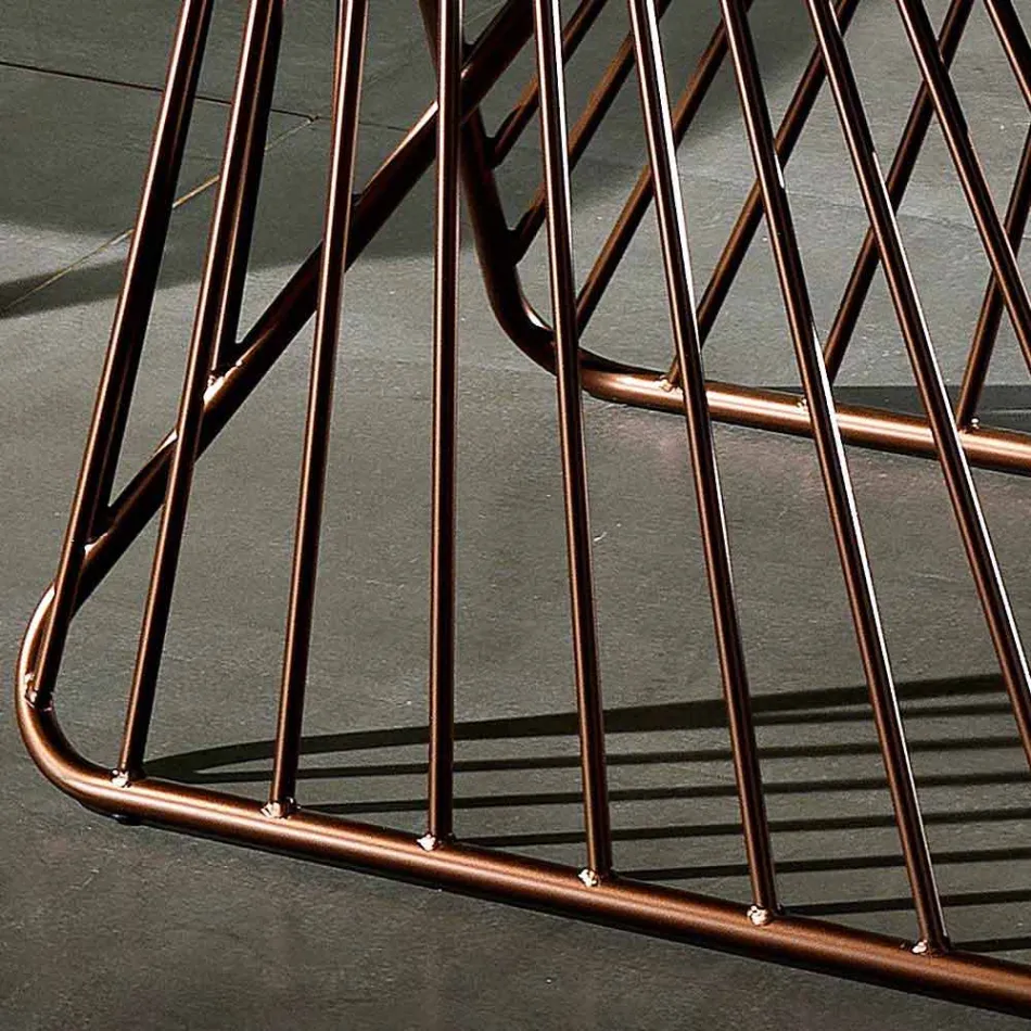 Table with top made in Italy modern glass ceramic, Mitia Viadurini