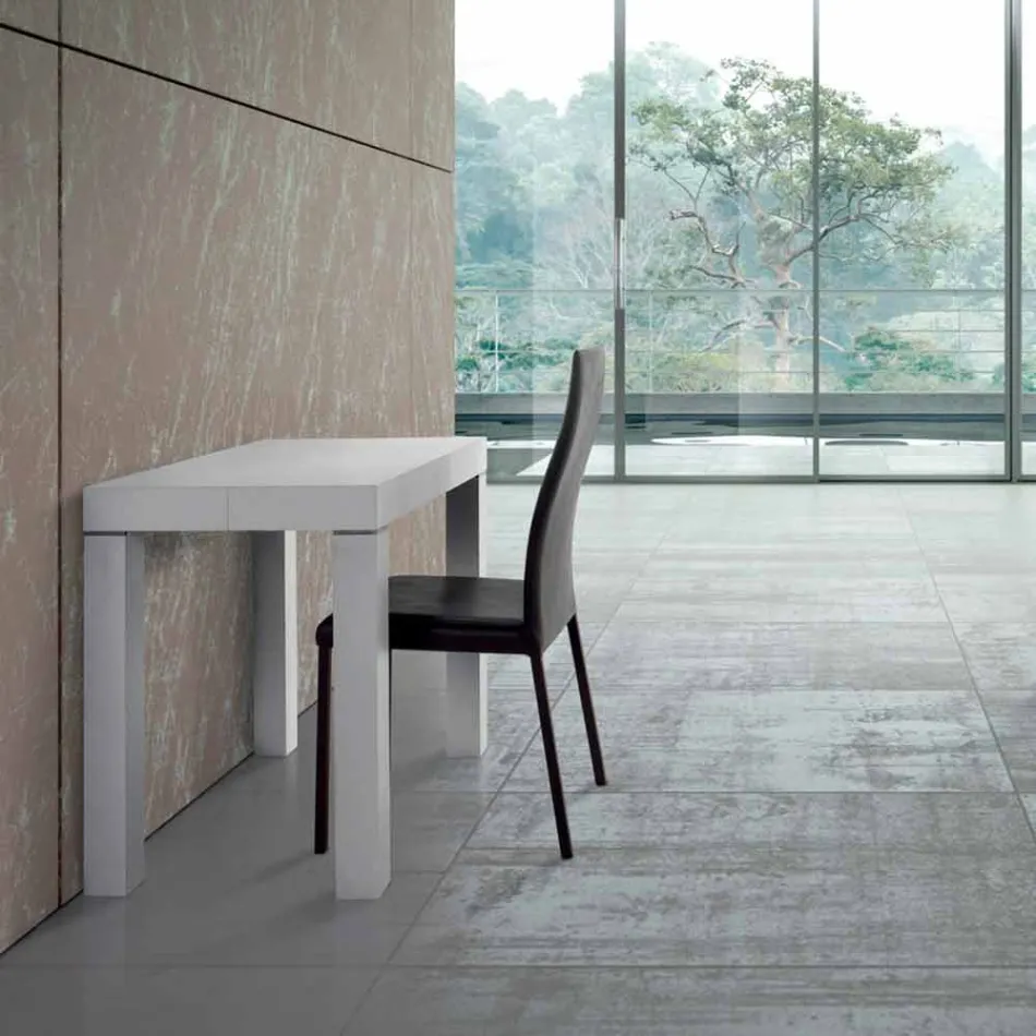 Extendable Console Table up to 325 cm in Made in Italy Laminate - Gordito Viadurini