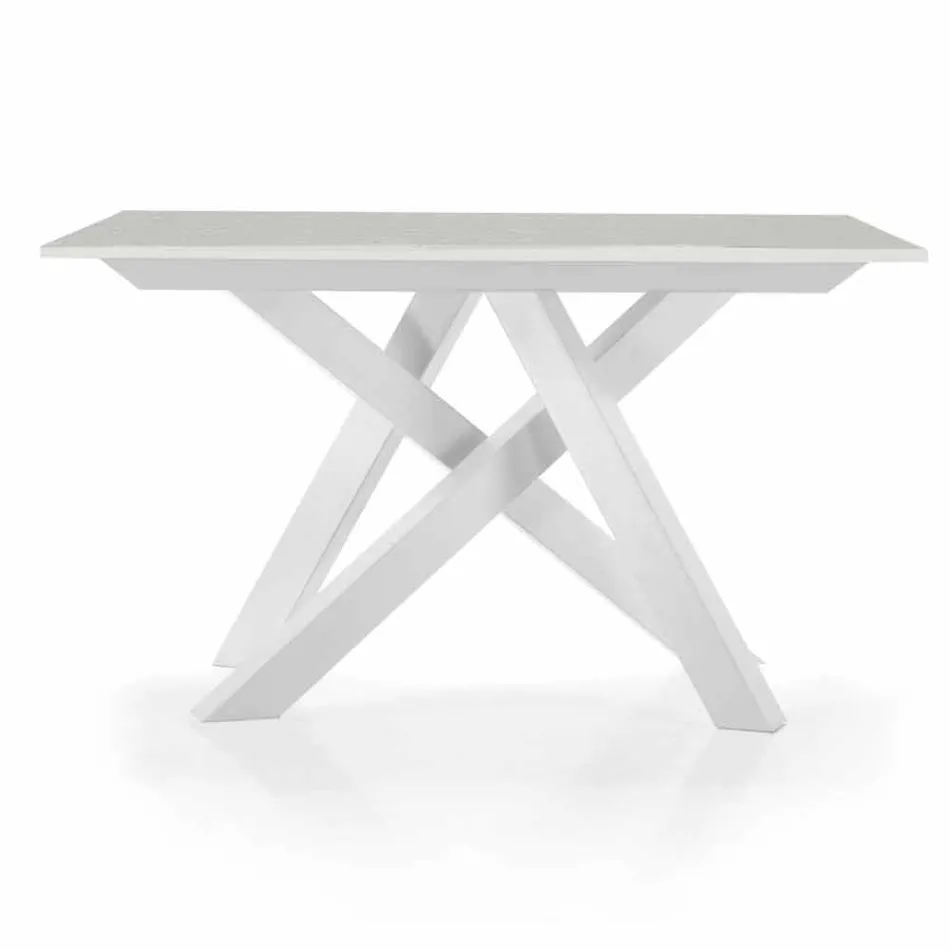 Extendable Console Table up to 325 cm in Melamine Made in Italy - Settimmio Viadurini