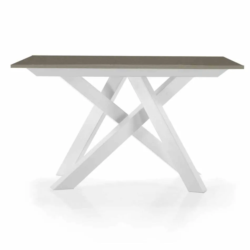 Extendable Console Table up to 325 cm in Melamine Made in Italy - Settimmio Viadurini