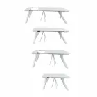 Extendable Console Table up to 325 cm in Melamine Made in Italy - Settimmio Viadurini