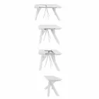 Extendable Console Table up to 325 cm in Melamine Made in Italy - Settimmio Viadurini