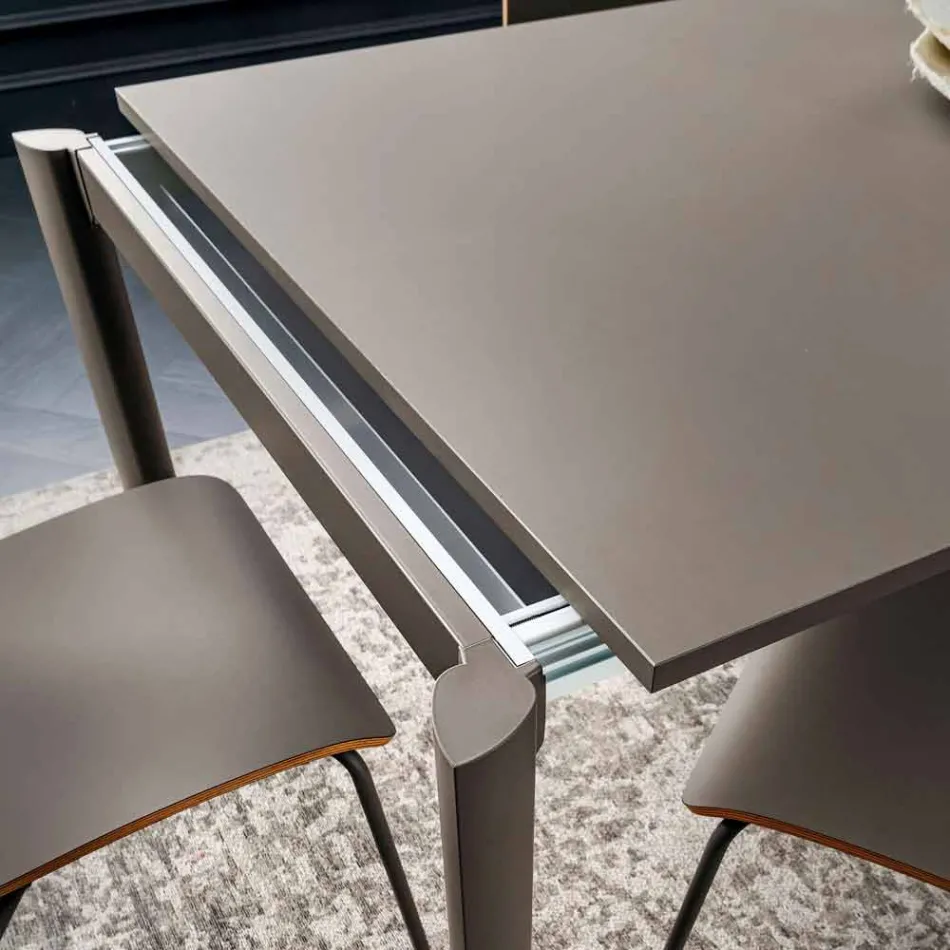 Extendable Kitchen Table Up to 240 cm in Fenix Made in Italy - Maltese Viadurini