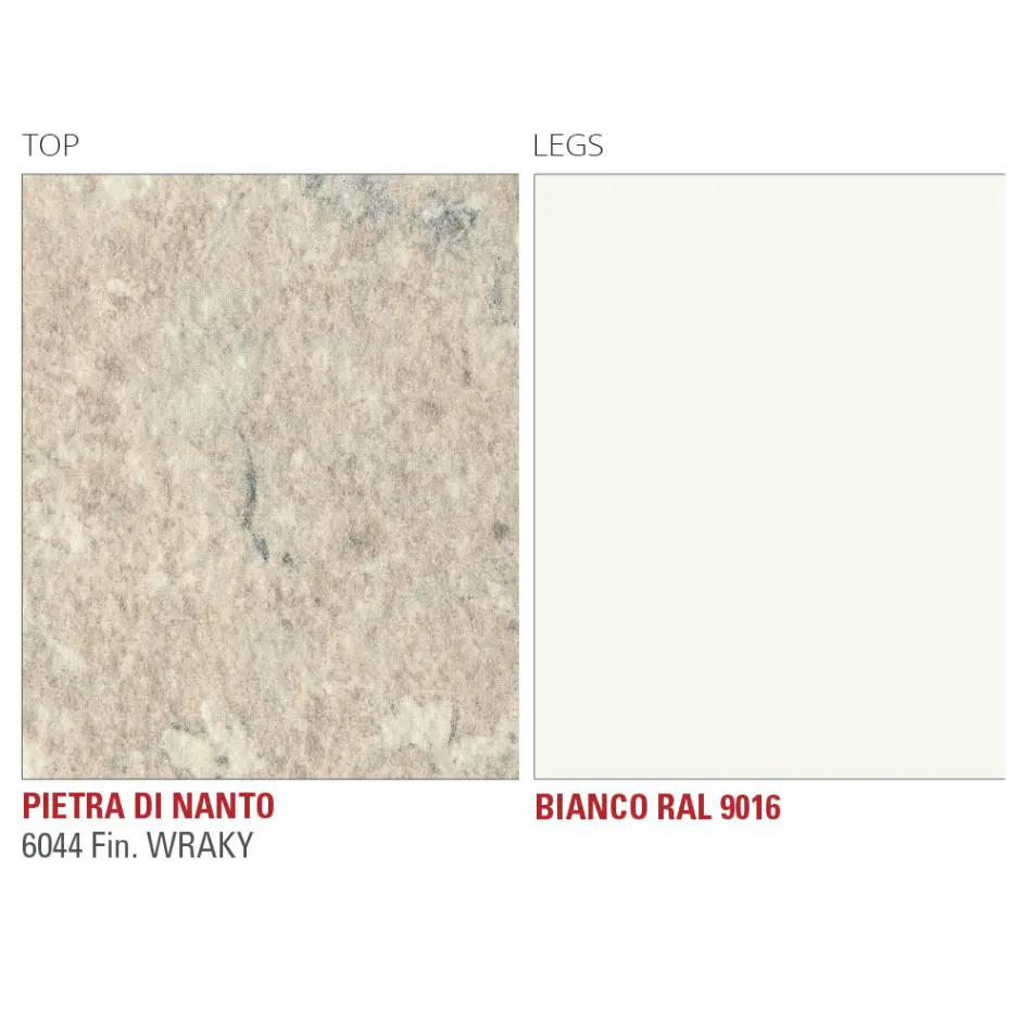 Extendable Kitchen Table up to 240 cm in fine HPL Made in Italy - Jupiter Viadurini