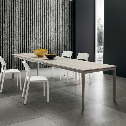 Extendable Kitchen Table up to 240 cm in Hpl Made in Italy - Fantastic Viadurini