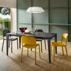 Extendable Kitchen Table in Fine Laminam Ceramic Made in Italy - Efisto Viadurini