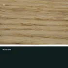 Kitchen table in solid wood and metal made in Italy, Flora Viadurini