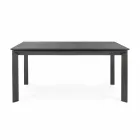 Extendable Outdoor Table Up to 160 cm in Aluminium Homemotion - Andries Viadurini