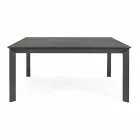 Extendable Outdoor Table Up to 160 cm in Aluminium Homemotion - Andries Viadurini