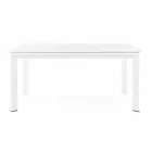 Extendable Outdoor Table Up to 160 cm in Aluminium Homemotion - Andries Viadurini