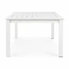 Extendable Outdoor Table Up to 160 cm in Aluminium Homemotion - Andries Viadurini