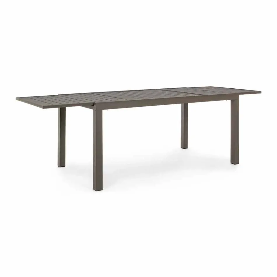 Extendable Outdoor Table Up to 240 cm in Aluminium, Homemotion - Arold Viadurini