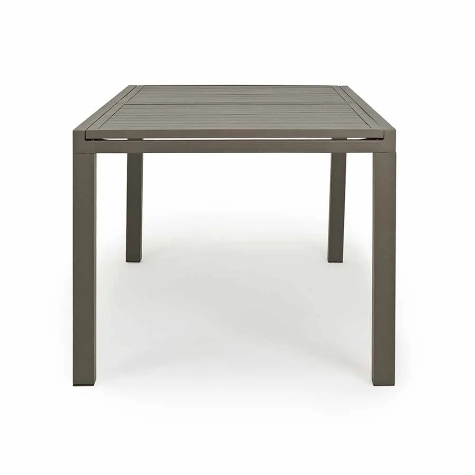 Extendable Outdoor Table Up to 240 cm in Aluminium, Homemotion - Arold Viadurini