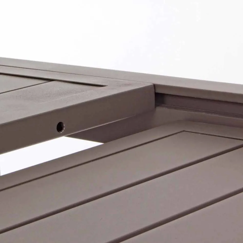 Extendable Outdoor Table Up to 240 cm in Aluminium, Homemotion - Arold Viadurini