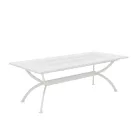 Extendable Outdoor Table Up to 320 cm in Galvanized Steel Made in Italy - Pearl Viadurini